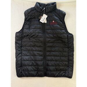 NWT Core 365 Warm Logik Mens Large Packable Puffer Vest‎ Black * Logo Read * NEW